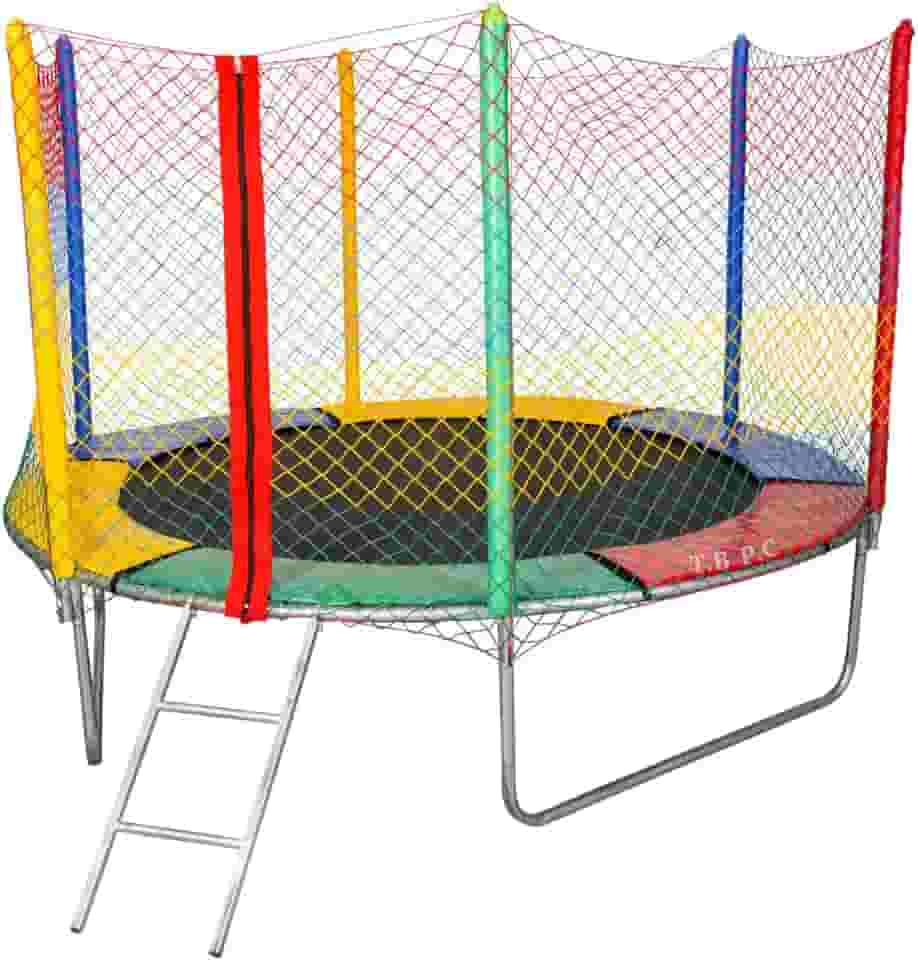 Cama Elástica Pula Pula 2,44 - Suporta 175 Kg Alta resistência - Rede com Zíper