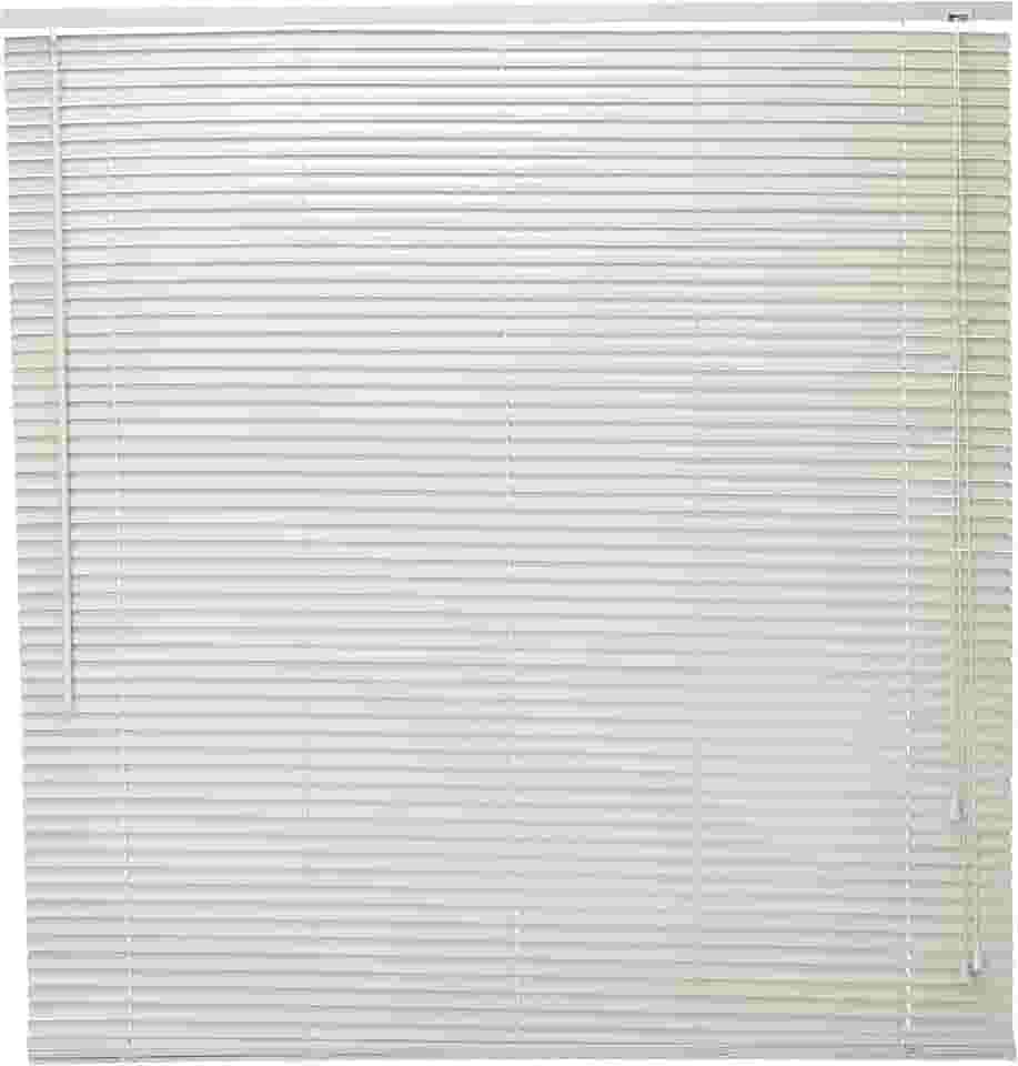 Atlas - Persiana Horizontal de PVC e Lâmina de 25mm, Tamanho 120 x 130 cm, Cor Cinza