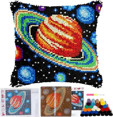 27/30 pacotes de fios coloridos sortidos, material de algodão com gancho de crochê de plástico, linha de bordado grosso para bordado de tapete DIY, tapetes de gancho, crochê, fronhas, cobertores