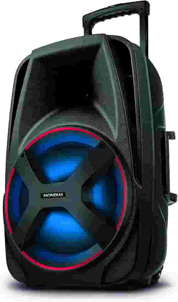 MONDIAL Caixa de Som Amplificada Connect Power II, Bivolt, Preto/Vermelho, 500W RMS - CM-550