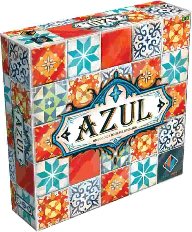 Asmodee, Azul, Jogo de Tabuleiro para Amigos, 2 a 4 jogadores, Idade +14, Partidas de até 30 min