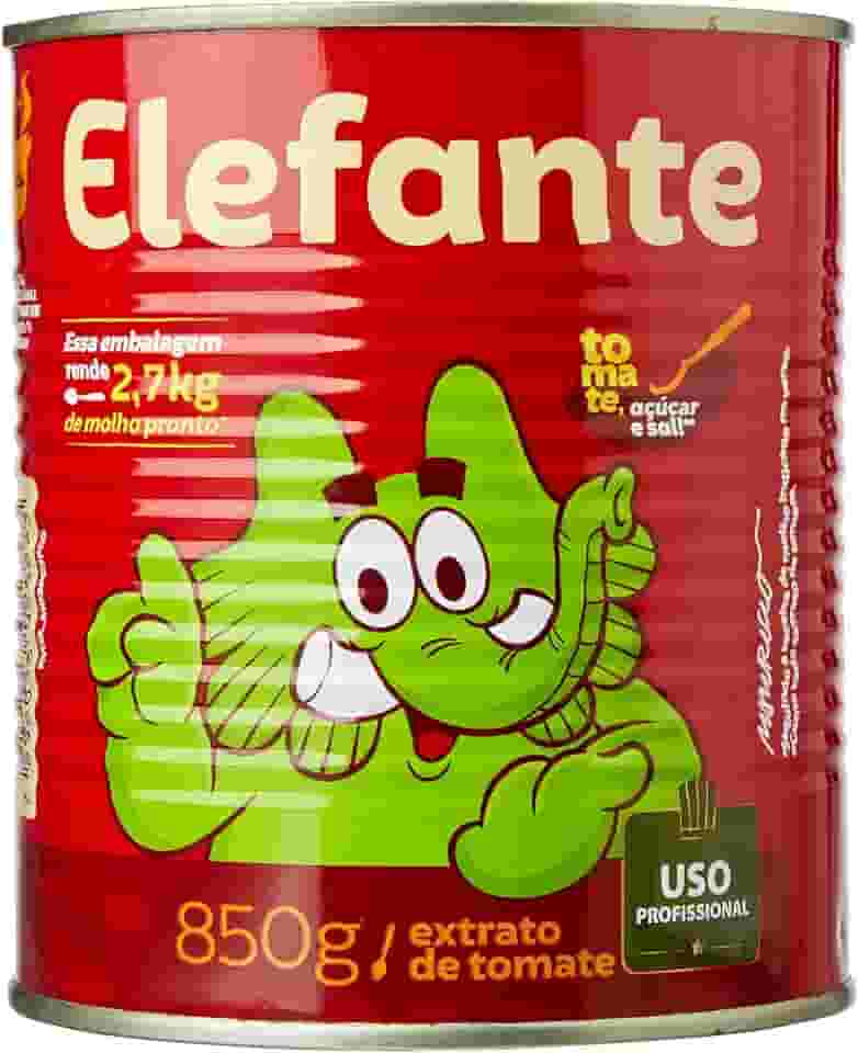 EXTRATO TOMATE ELEFANTE LATA 850G