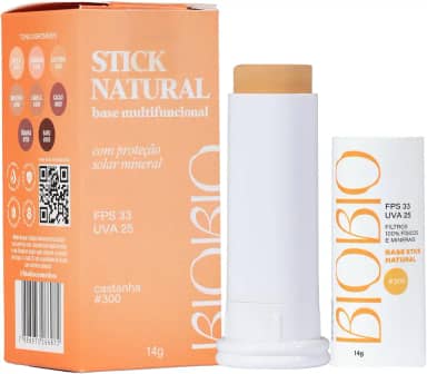 Base Multifuncional Em Bastão Com Cor E Protetor Solar Fps33 Tom #300