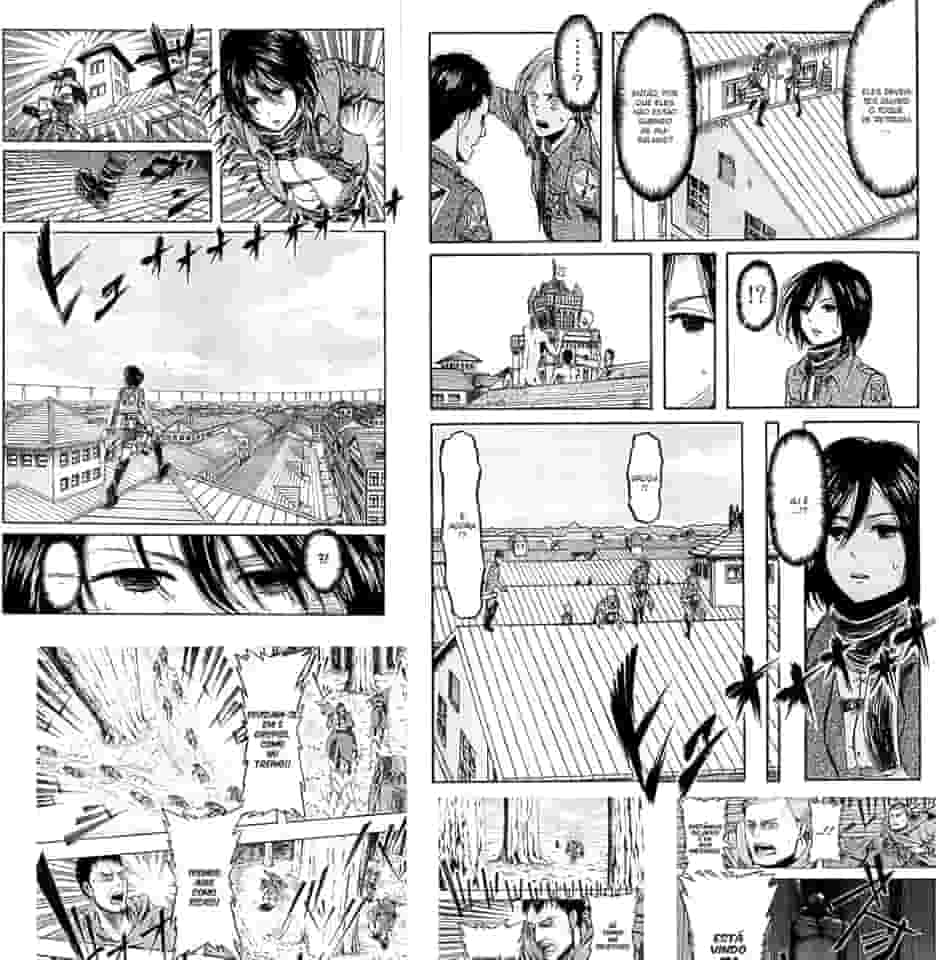 Papel de Parede Adesivo Autocolante Decoração Anime Mangá Attack On Titan Para Quarto 2.50 Metros