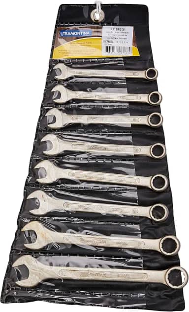 Tramontina 41128208, Jogo de Chaves Combinadas Pescoço Curto 8 Peças