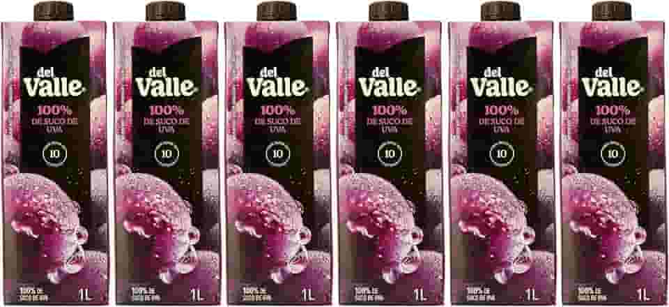 Pack de Del Valle 100% UVA (06) 6 unidades