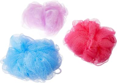 Pack Esponjas em Nylon para Banho 30 gr, 8379, Marco Boni, Cores Sortidas, 3 Unidades
