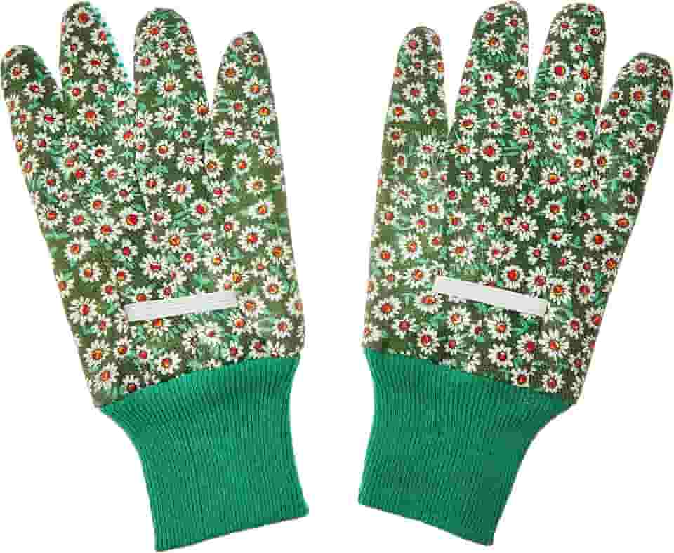LUVA EM ALGODÃO PARA JARIDNAGEM FLORAL G VERDE